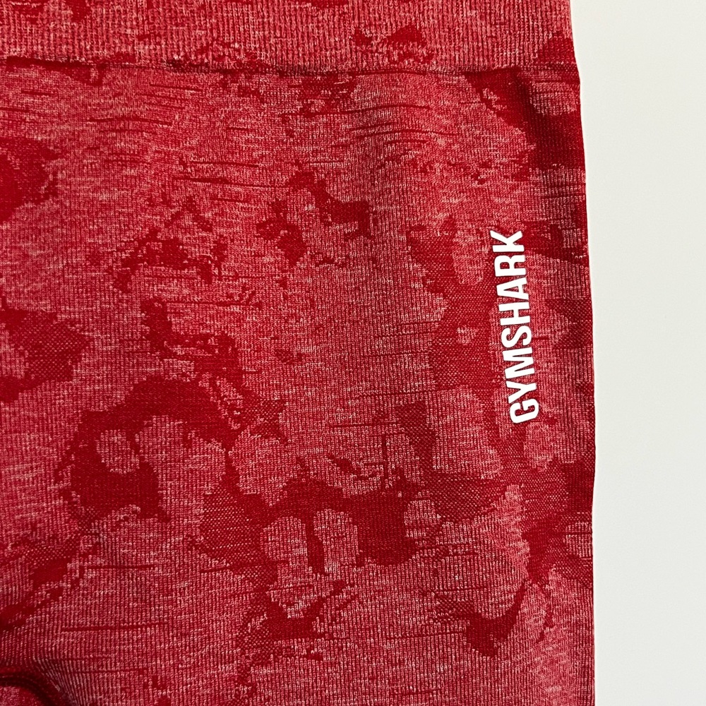 Gymshark Adapt Camo Leggings in Red